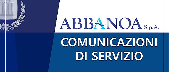 Abbanoa - interruzione approvvigionamento idrico lunedì 28 luglio