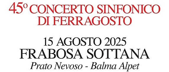 Concerto Sinfonico di Ferragosto Orchestra Bartolomeo Bruno