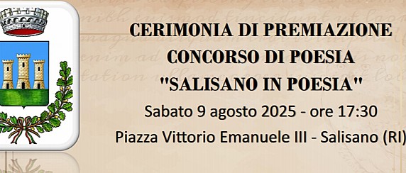 Concorso di poesia "Salisano in poesia"