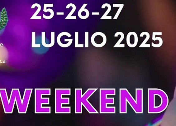 Weekend 25-26-27 luglio
