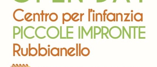 APERTURA ISCRIZIONE CENTRO PER L'INFANZIA CON PASTO E SONNO COMUNALE "PICCOLE IMPRONTE"