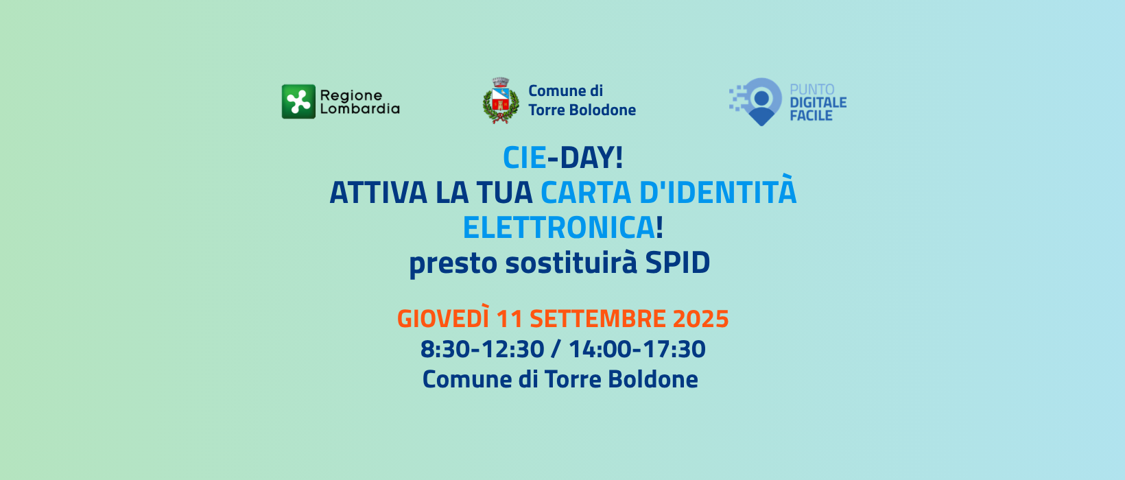 CIE-DAY! Attiva la tua carta d'identità elettronica!
