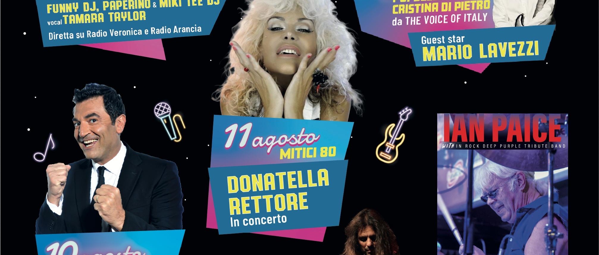 TORNA "MAR80 FESTIVAL" A MAROTTA DAL 7 AL 12 AGOSTO E 28 AGOSTO