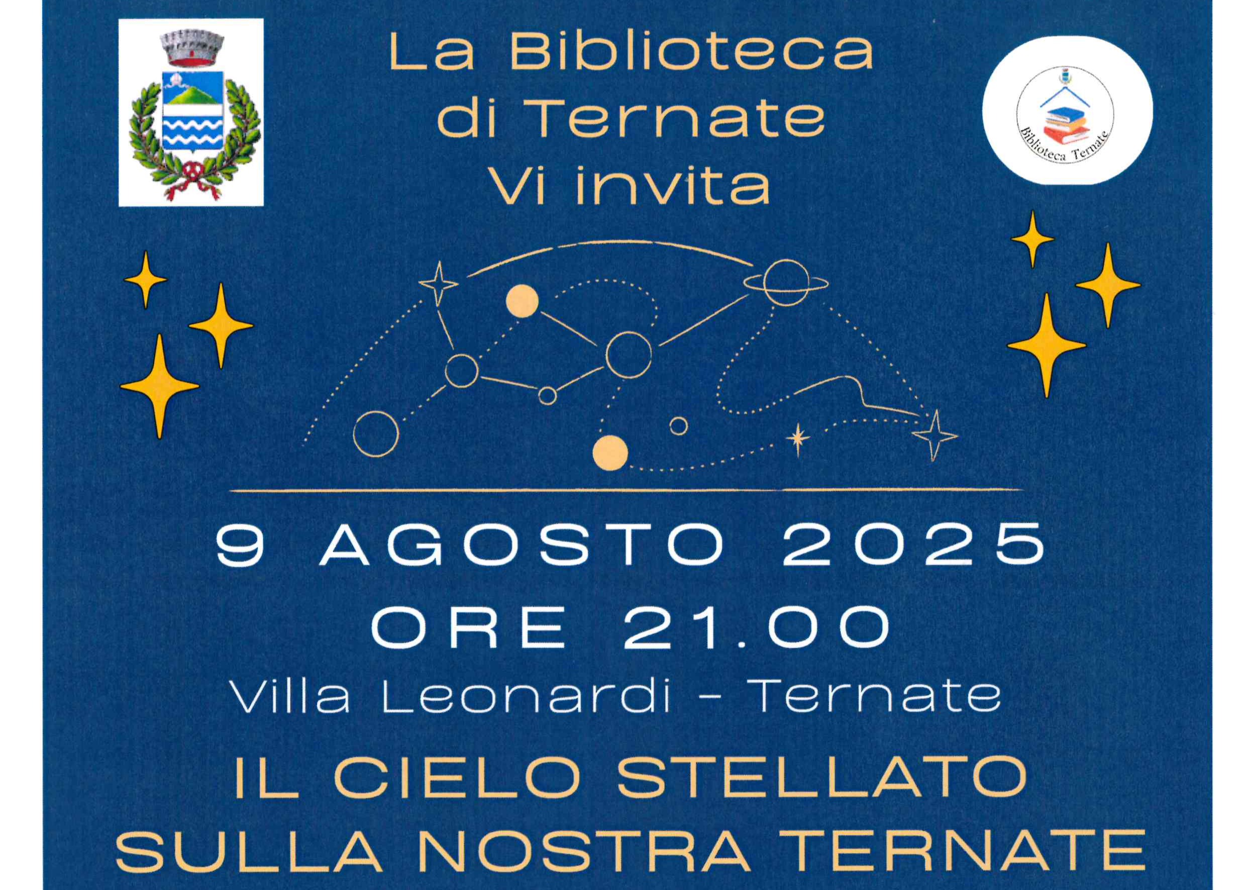 Il cielo stellato sulla nostra Ternate