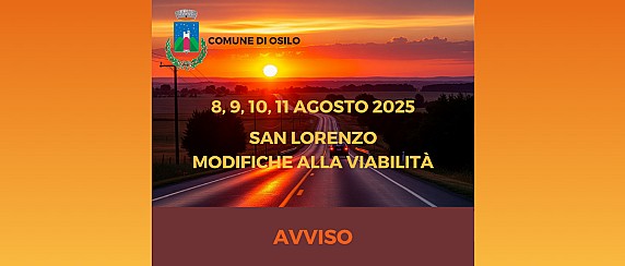 Festeggiamenti per San Lorenzo: modifiche alla viabilità
