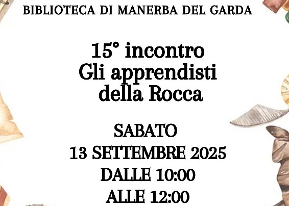 𝑮𝒍𝒊 𝑨𝒑𝒑𝒓𝒆𝒏𝒅𝒊𝒔𝒕𝒊 𝒅𝒆𝒍𝒍𝒂 𝑹𝒐𝒄𝒄𝒂 - sabato 13 settembre 2025