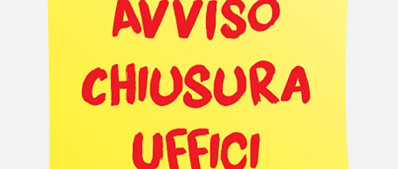 Chiusura Ufficio Anagrafe
