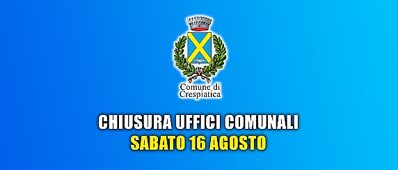 Chiusura uffici comunali