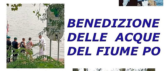 Benedizione delle acque del fiume Po