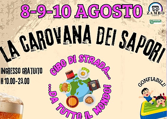 La carovana dei sapori (8-9-10 Agosto 2025)