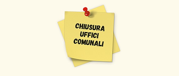 Avviso chiusura uffici comunali