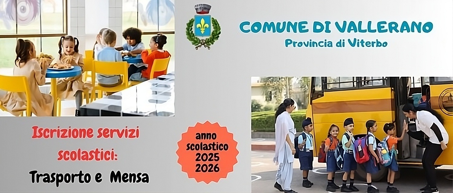 Aperte le iscrizioni per il servizio mensa scolastica e scuolabus