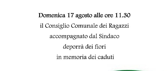 Inaugurazione Giardini Monumento ai Caduti