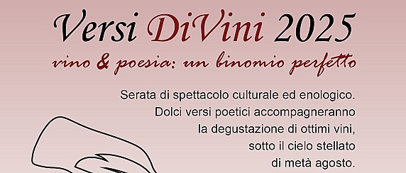 Versi DiVini 2025 - Poesia & Vino sotto le stelle