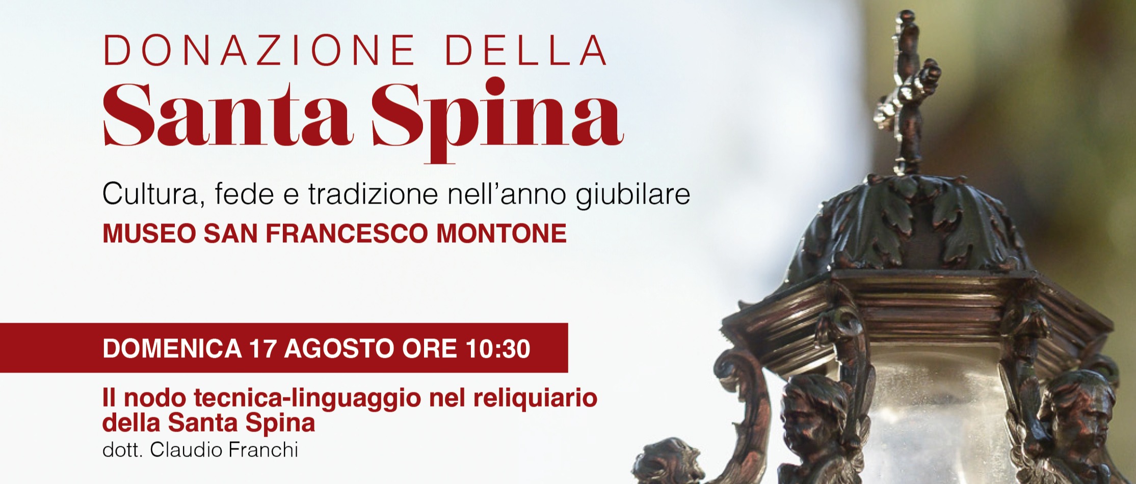 Montone celebra la Santa Spina con un doppio appuntamento culturale