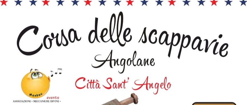 La “Corsa delle scappavie angolane” – iniziativa promossa dall’Associazione Meccaniche Divine 5 e 6 settembre 2025. Concessione patrocinio.