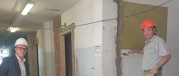 18/08/2025 Palasport di via Torino: in corso un importante intervento per rendere la struttura più moderna, accessibile e accogliente