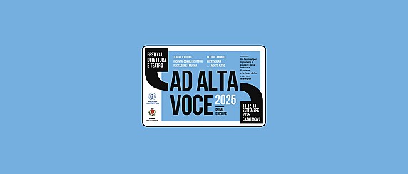 Festival di lettura e teatro “Ad alta voce” - 11 settembre 2025