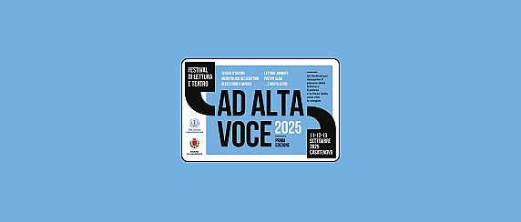 Festival di lettura e teatro “Ad alta voce” - 12 settembre 2025