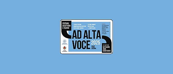 Festival di lettura e teatro “Ad alta voce” - 13 settembre 2025