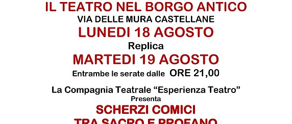 [NORMA ESTATE 2025] IL TEATRO NEL BORGO ANTICO