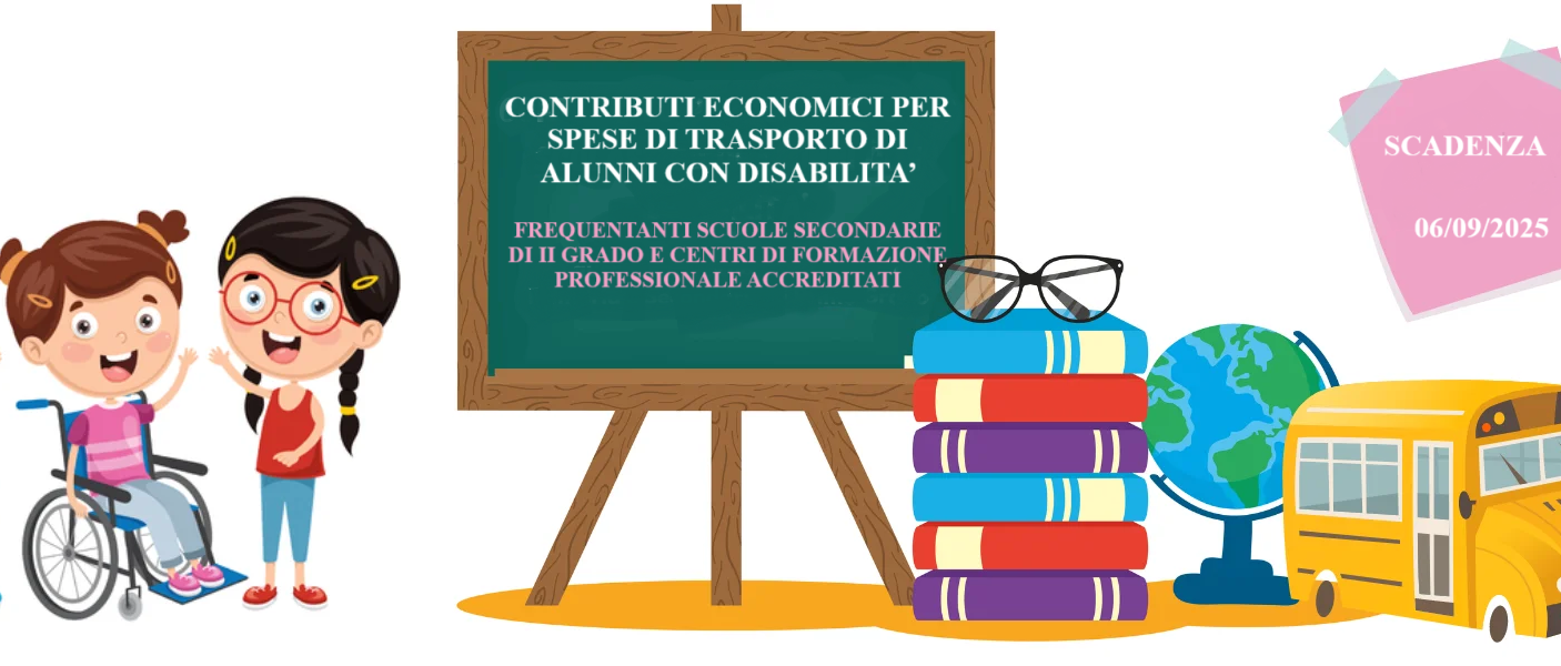 Concessione di contributi economici per le spese di trasporto di alunni con disabilità