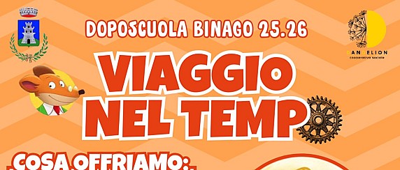 Apertura iscrizione servizio doposcuola scuola primaria "Dante Alighieri" di Binago