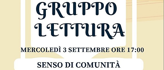 Progetto SmartVillage 2.0 - 4° Incontro Gruppo Lettura "Senso di Comunità"