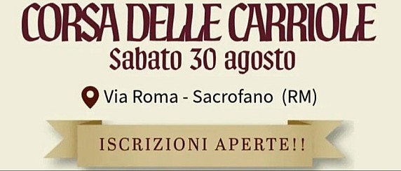 Ritorna la tradizionale Corsa delle Carriole al Palio