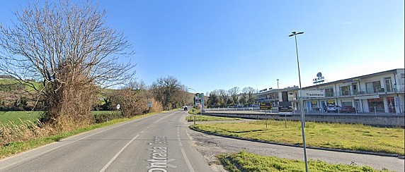 Avviso chiusura strada statale verso Fermo