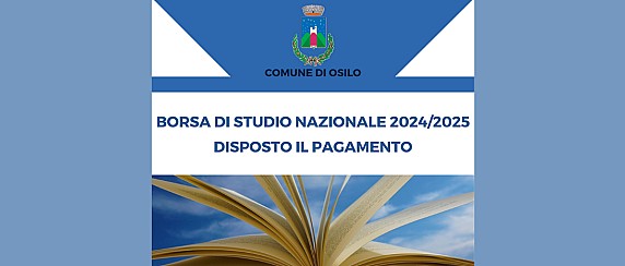 Borsa di studio nazionale 2024/2025: disposto il pagamento