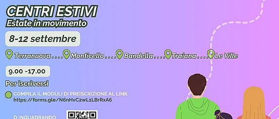 Centro estivo “Estate in Movimento”  Alla scoperta del nostro territorio