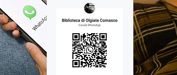Canale Whatsapp della Biblioteca e dell'Assessorato alla Cultura
