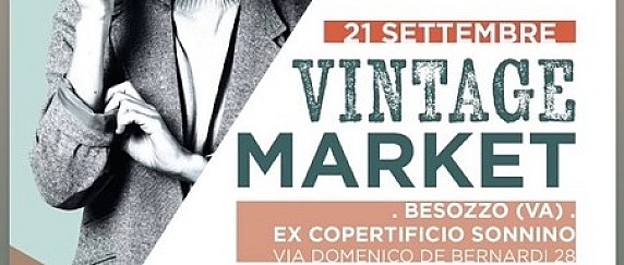 Creanza Vintage Market all'Ex Copertificio Sonnino domenica 21 settembre dalle ore 10.30