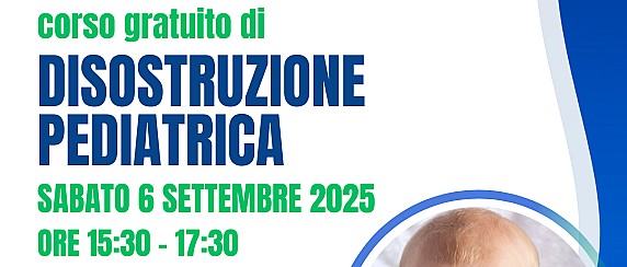 Corso gratuito di disostruzione pediatrica