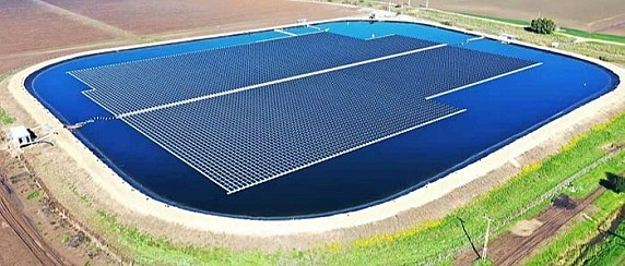 PAS fotovoltaico flottante