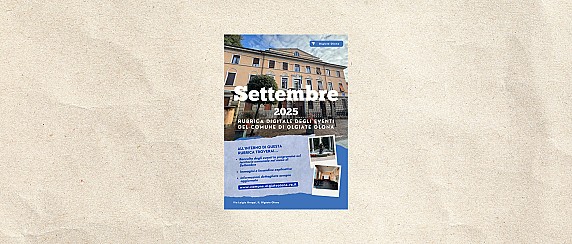 6° edizione rubrica - Settembre 2025