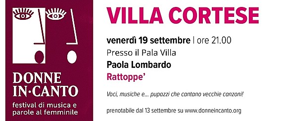 DONNE InCANTO 2025 - "Rattoppè" Voci, musiche e pupazzi che cantano vecchie canzoni