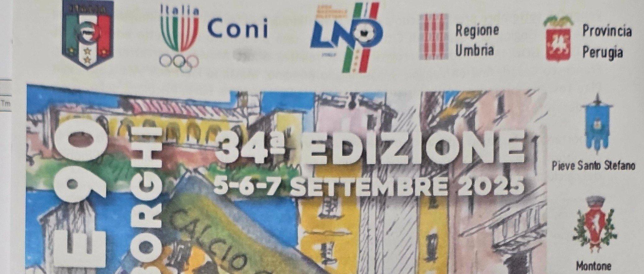 Calcio Giovane 90 nei Borghi - 34 edizione 5-6-7 settembre 2025