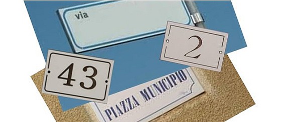 Avviato il "Servizio di rilevazione della numerazione civica esterna e della toponomastica" su tutto il territorio comunale.
