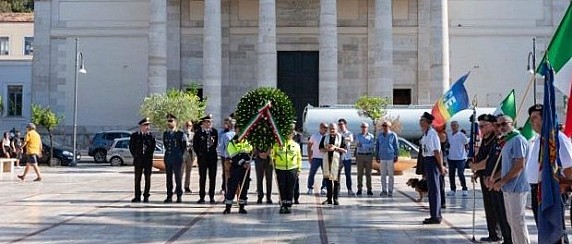 Commemorazione a Terracina in occasione dell'82° Anniversario del Primo Bombardamento Aereo del 4 settembre