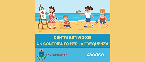 Centri estivi 2025: un contributo per la frequenza