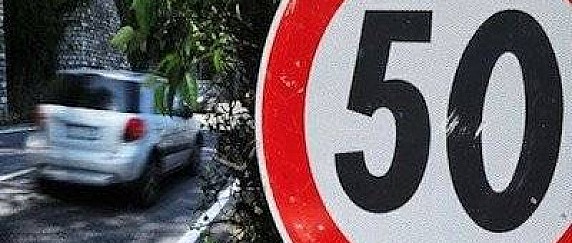 Ordinanza della provincia di Cuneo di limitazione della velocità pari a 50 Km/h in Loc. Pertinace
