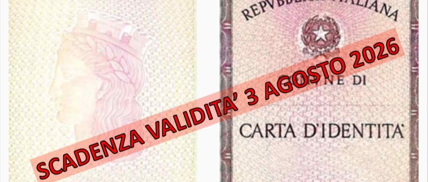 Scadenza Carta d'Identità Cartacea