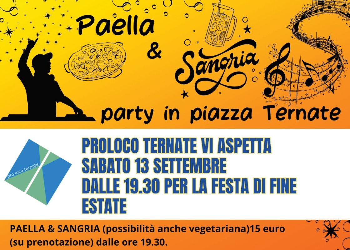 Paella & Sangria party