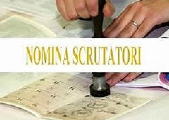 CONVOCAZIONE DELLA COMMISSIONE ELETTORALE COMUNALE PER LA NOMINA DEGLI SCRUTATORI