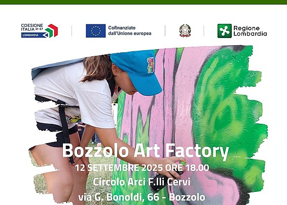 “Bozzolo Art Factory”: un murales per raccontare la comunità, tra arte, partecipazione e cittadinanza attiva.