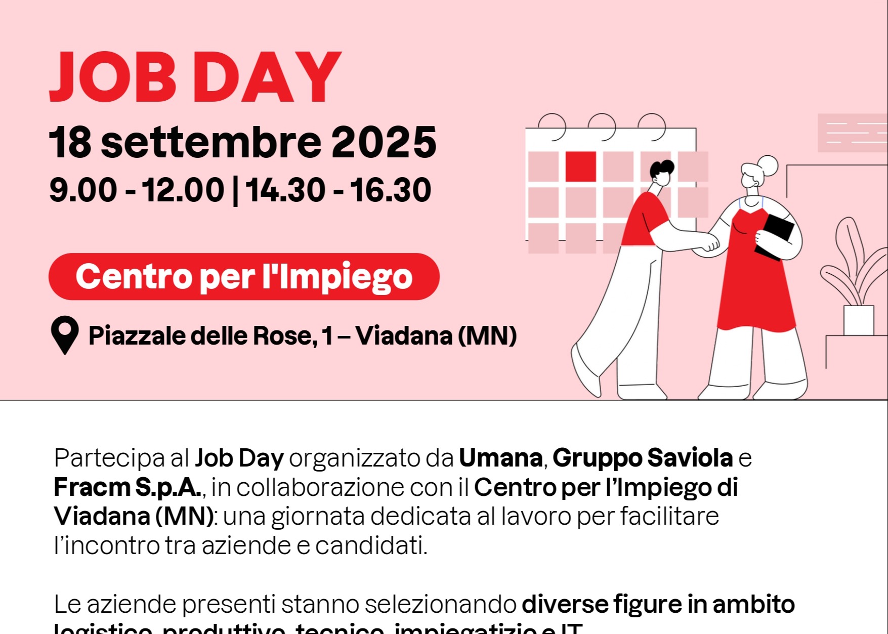 Job day al Centro per l'Impiego di Viadana