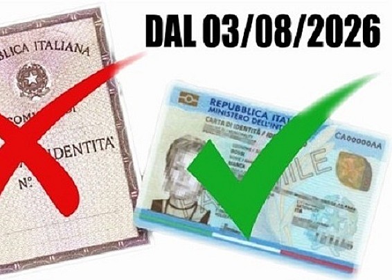 La carta d'identità cartacea non sarà più valida all'espatrio dal 3 agosto 2026