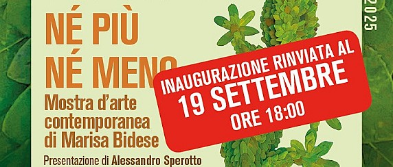 Nè più nè meno - mostra d'arte contemporanea di Marisa Bidese.